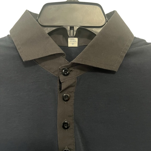 Lululemon Men’s Gray Contrast Collar Precision Polo. - Picture 5 of 11